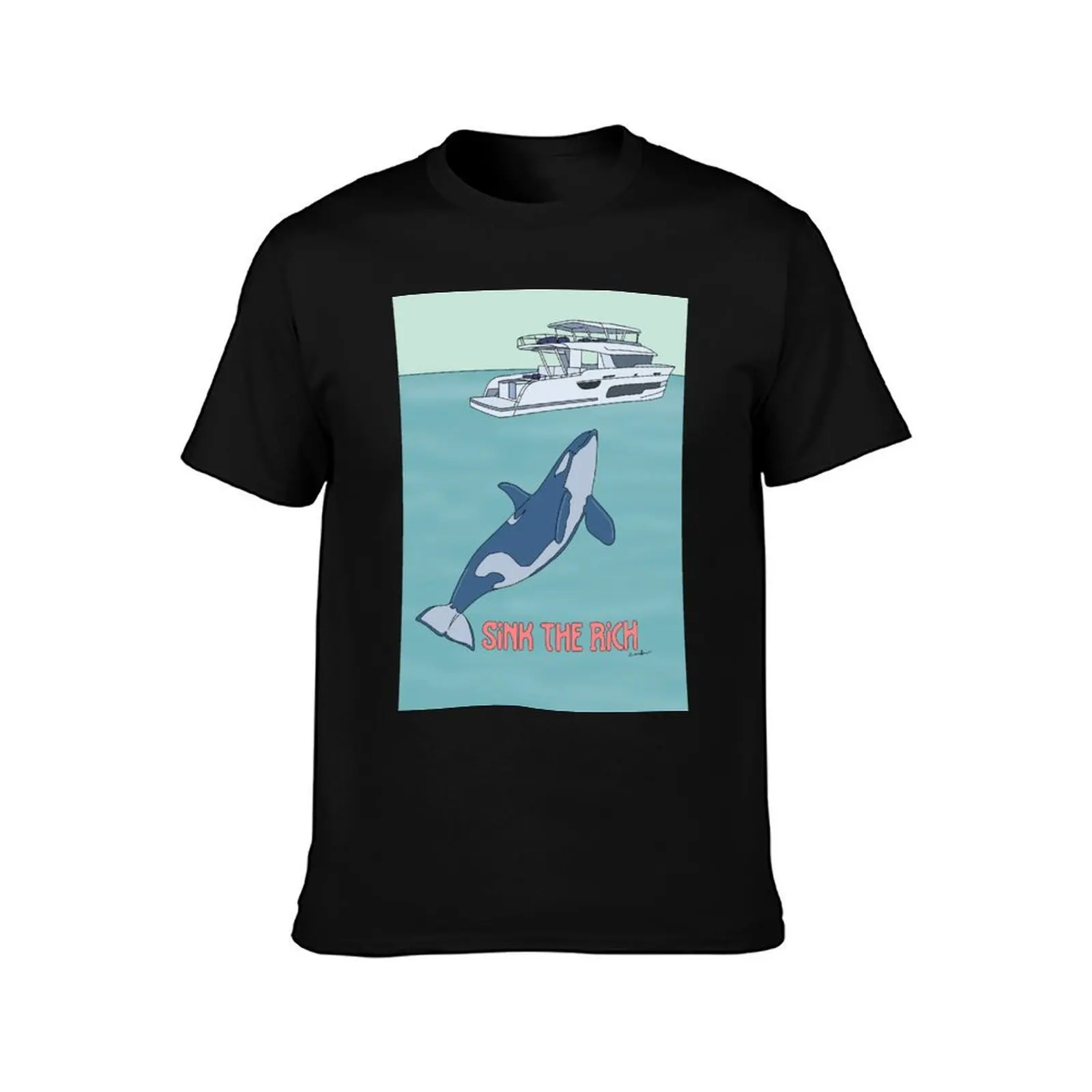 Orcanisation Sink the Rich by Gorilla Bark Part 3 T-Shirt t shirts for man pack white T-Shirt