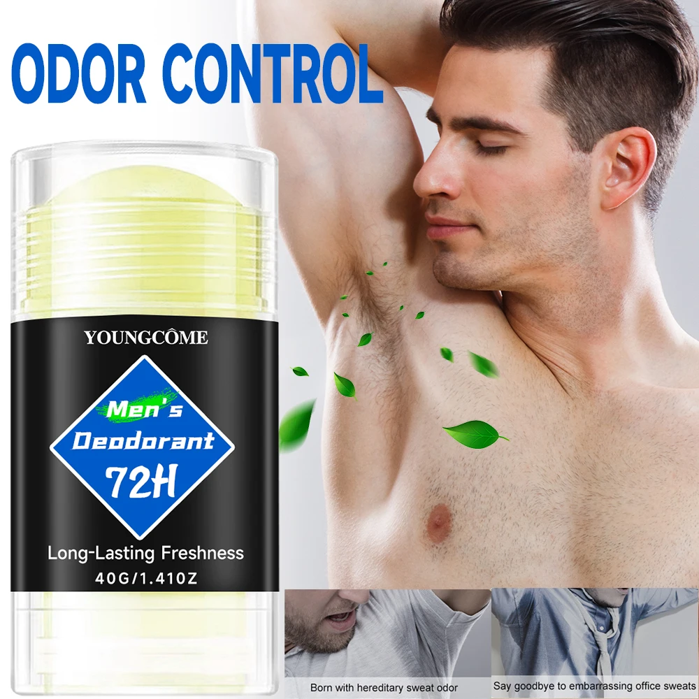 

Men's Deodorant Stick Anti Sweating Keep Drying Lasting Fragrance Remove Armpit Odor Underarm Refresh Sticks Fade Body Odor