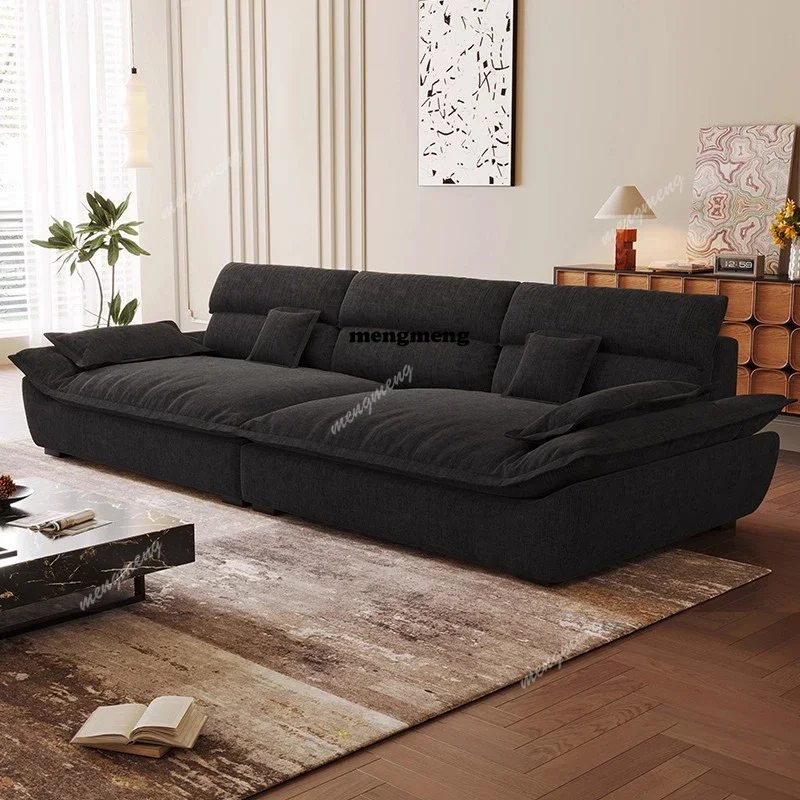 

E182 Hallway Soft Living Room Sofas Accent Design Aesthetic Wooden Vintage Living Room Sofas Black Sillon Cama Unique Furniture