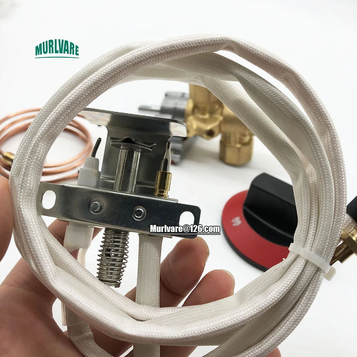 LPG NG Gas Soup Stove Burner Ignition Valve Ignition Switch Accessories Copper Gas Safety Valve With Flameout Protection Device