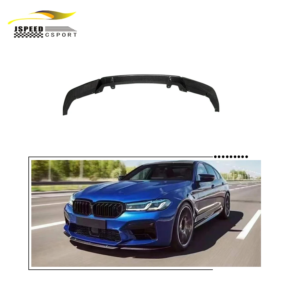 Real Carbon Fiber Front Bumper Spoiler Lip Splitter Fit F90 M5 2021-2022