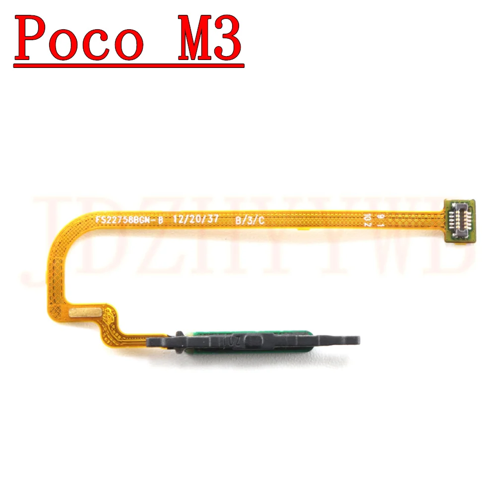 

Fingerprint Sensor For Xiaomi PocoM3 Poco M3 Pro 5G Touch ID Finger Scanner Home Side Power Button Flex Cable