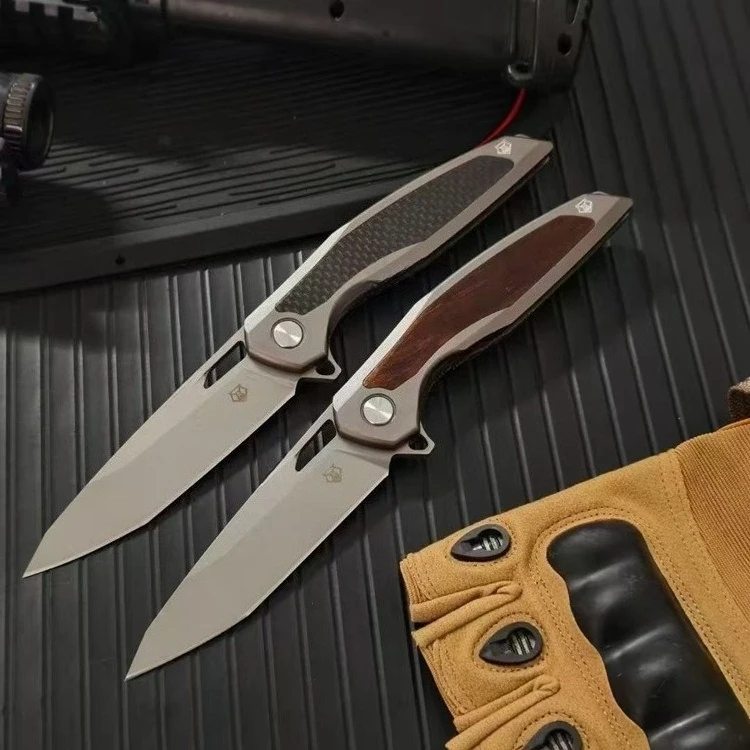 

F95NL High-hardness D2 Folding Knife 420 Steel with Carbon Fiber Handle Outdoor Camping Portable EDC Tool Sharp Fishing Knife