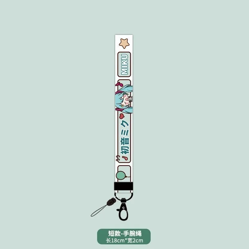 Novo Lanyard de Hatsune Miku para Celular e Chaves, Acessório de Filme e Televisão, Lanyard Antiperda, Presente por Atacado