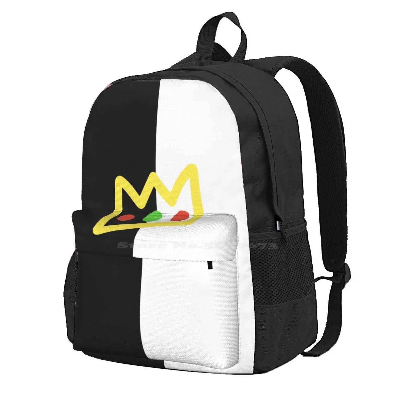 Ranboo Crown Half (Long Version) Hot Sale Schoolbag Backpack Fashion Bags Twitch Dream Smp Youtube Ranboolive Technoblade