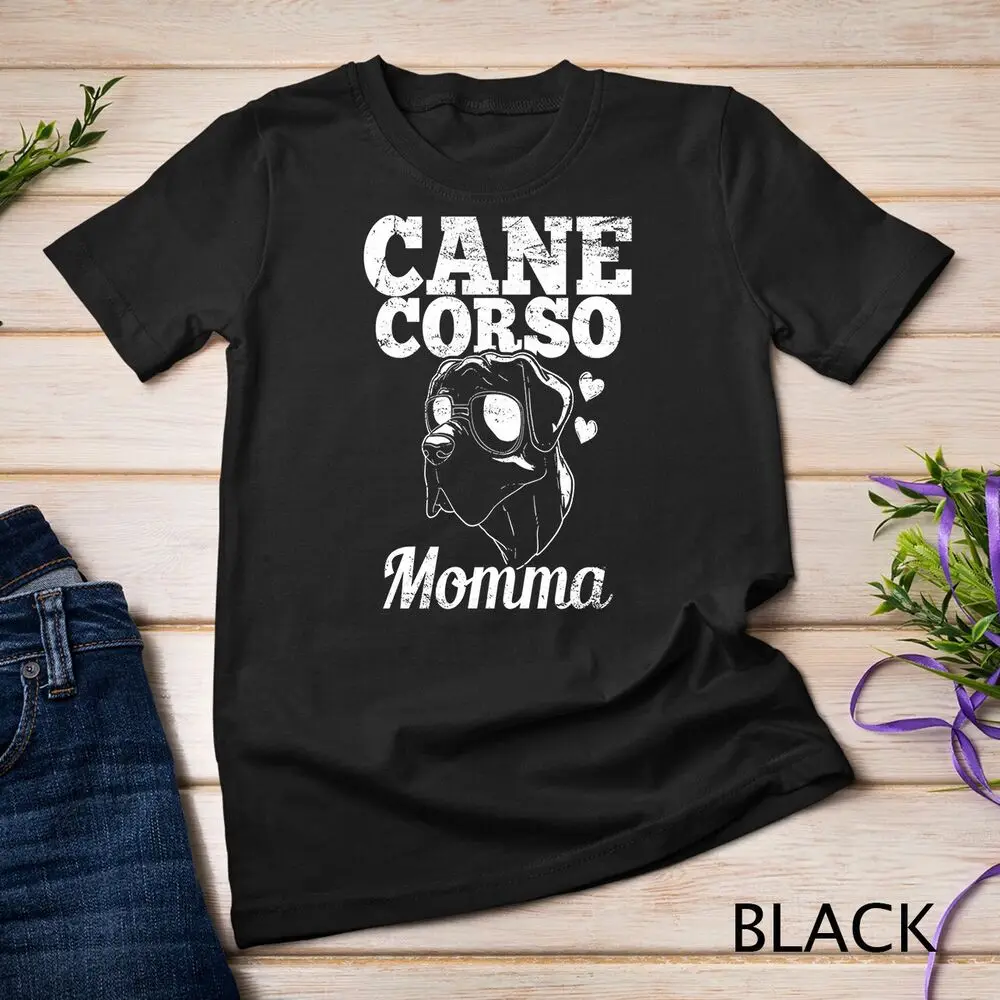 Cane Corso Momma Dog Mom Mama Gift Unisex T-shirt  High Quality 100%Cotton Short Sleeve