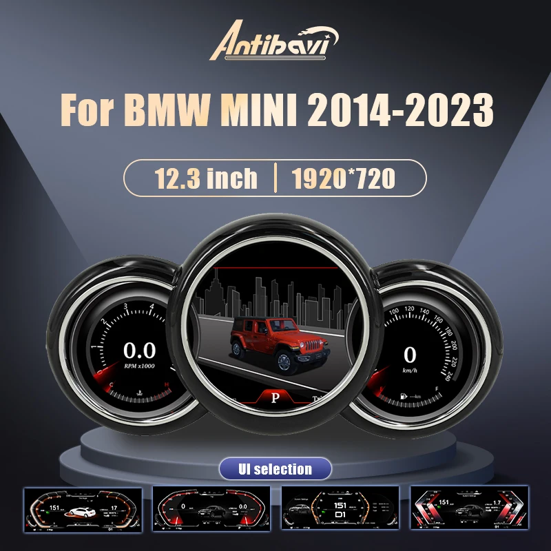 Digitale Dashboard For BMW MINI 2014-2023 Years Auto Lcd Paneel Snelheidsmeter Virtuele Cockpit Voor