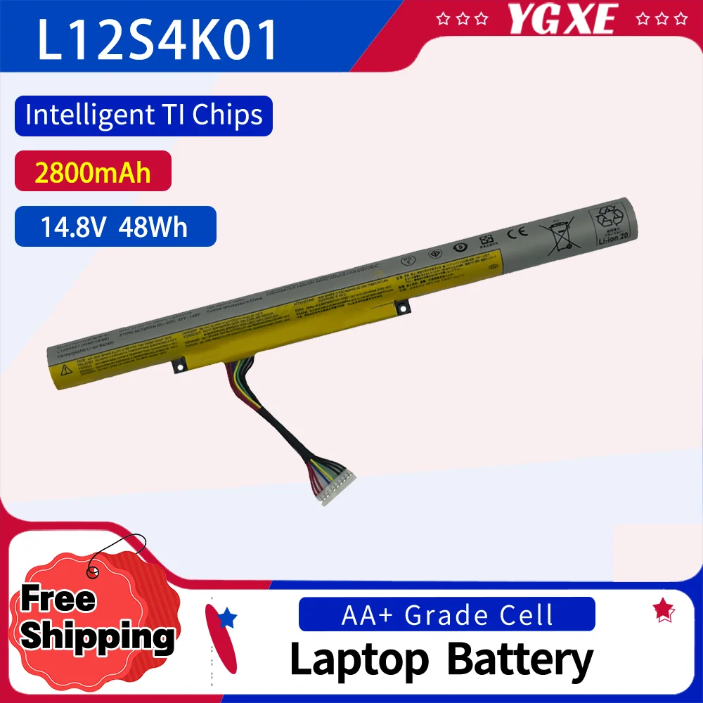 L12S4K01 L12L4K01 Аккумулятор для ноутбука Lenovo Ideapad Z400 Z400S Z400A Z400T Z510 Z510A Z500 Z500A 2800 мАч 48 Втч