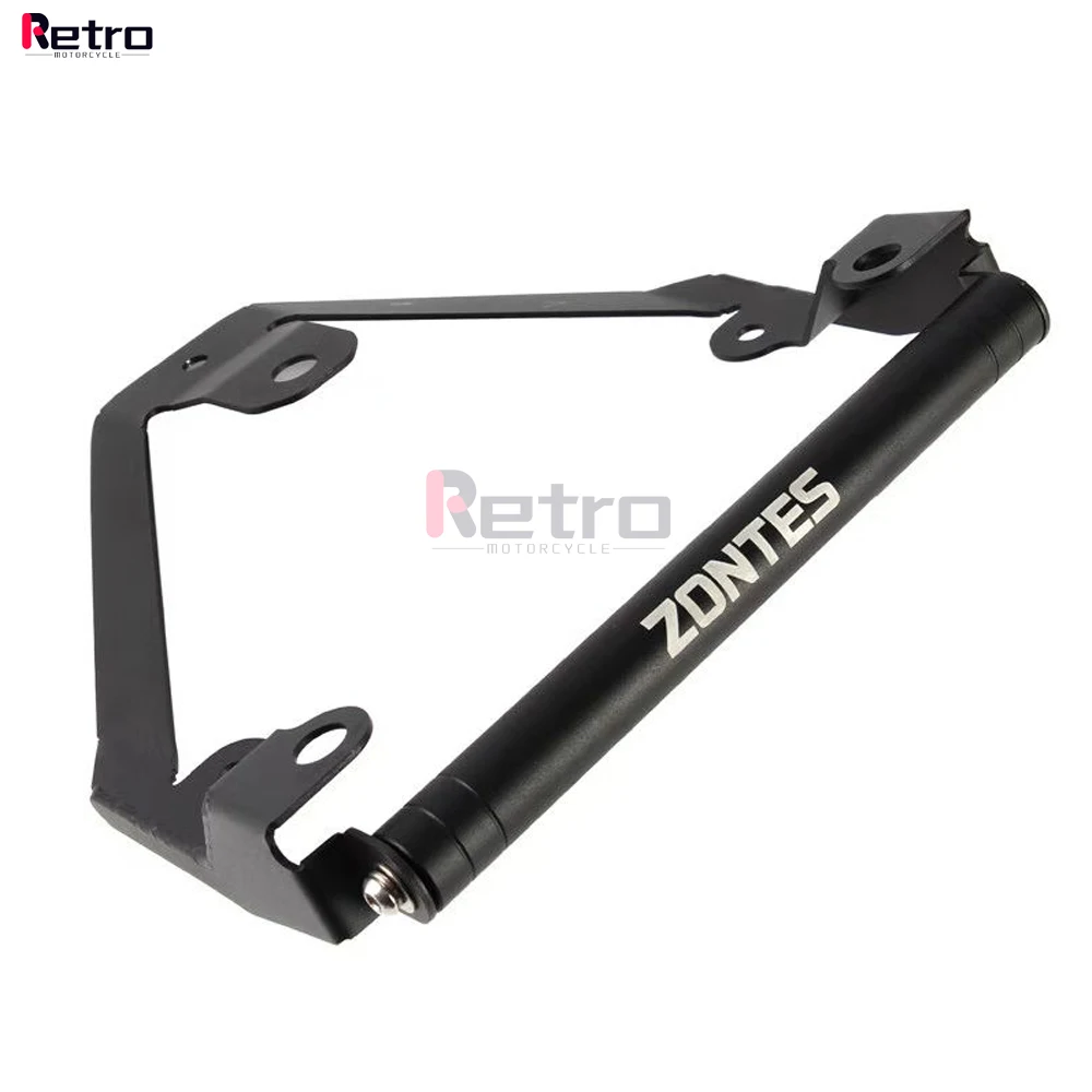 ل ZONTES 368D 368 D 2024 دراجة نارية 22 مللي متر نظام تحديد المواقع الهاتف جبل USB شحن الملاحة قوس حامل هاتف حامل للصدمات