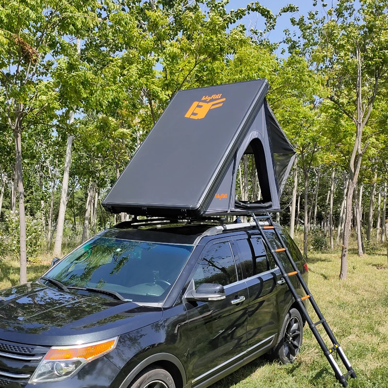 

Roof Top Tent Hard Shell BIGFULL ,with Extendable Ladder, And Foam Mattress - Spacious Comfort ,Quick Setup, 3-Side Access
