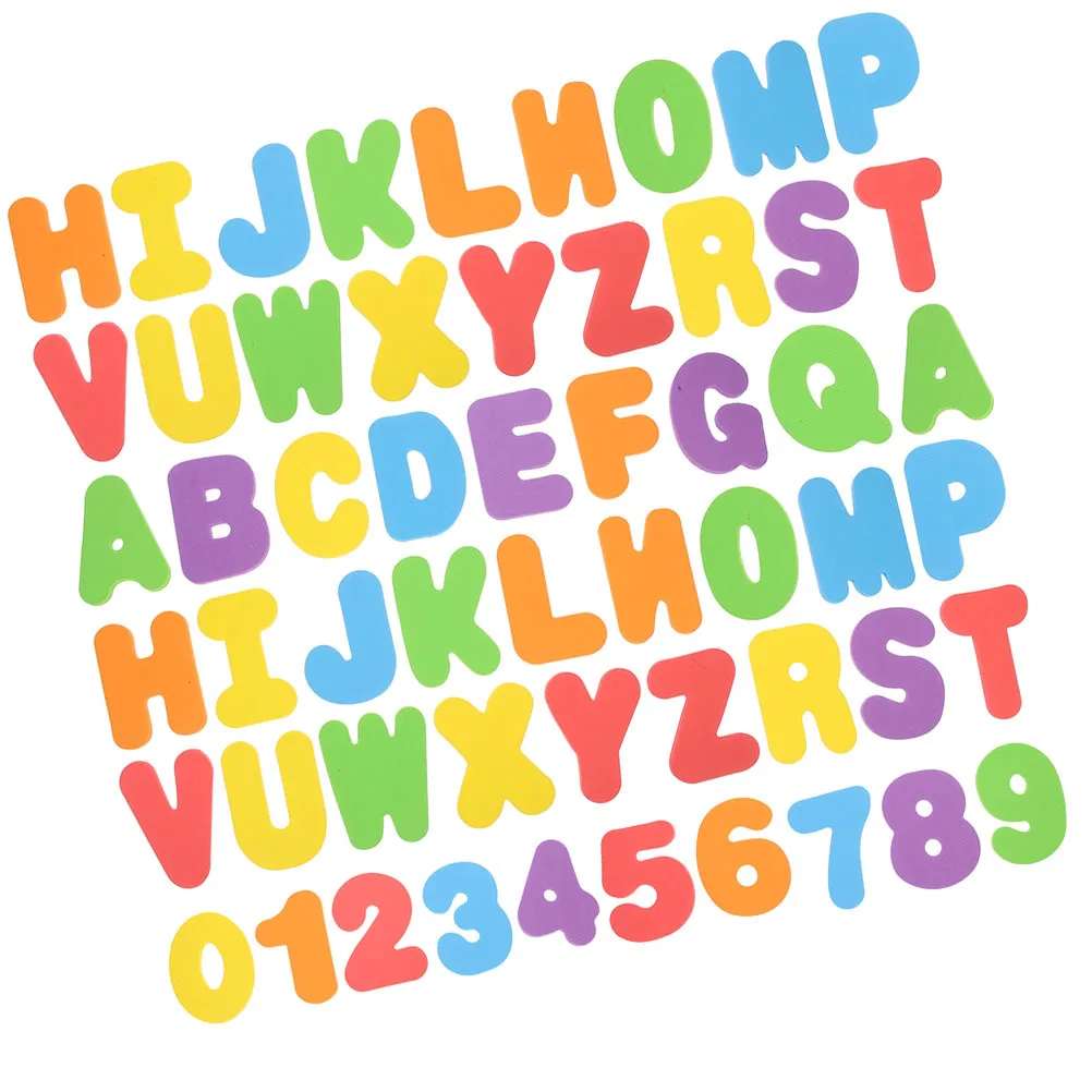 2 مجموعات إيفا رغوة الأبجدية أرقام الحروف العائمة حمام أدوات التعلم للأطفال حمام الطفل اللعب إيفا رغوة الأبجدية #4