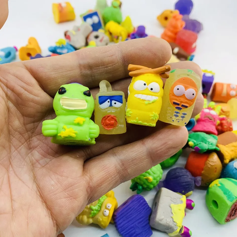 20-100pcs Zomlings Trash Dolls Action Figure 3cm Grossery Gang