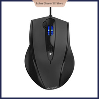 A4Tech N-810FX Wired Mouse 5 Keys 1600DPI USB Interface Ergonomic Compliance Mouse For Pc Laptop Office E-Sports Gaming Gifts