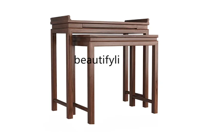 

New Chinese Style Simple Solid Wood Altar Domestic Buddhist Hall Buddha Shrine Worship Table