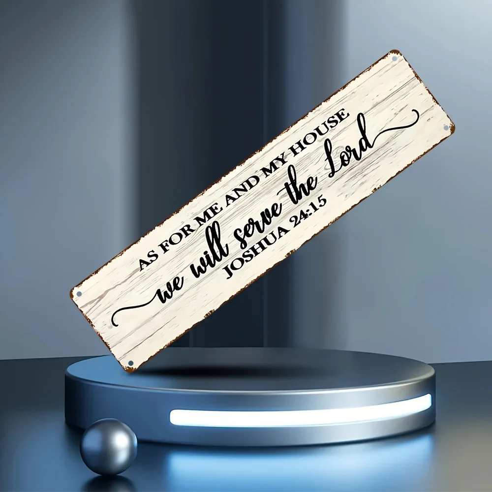 2D Flat Religious Aluminum Wall Sign - 