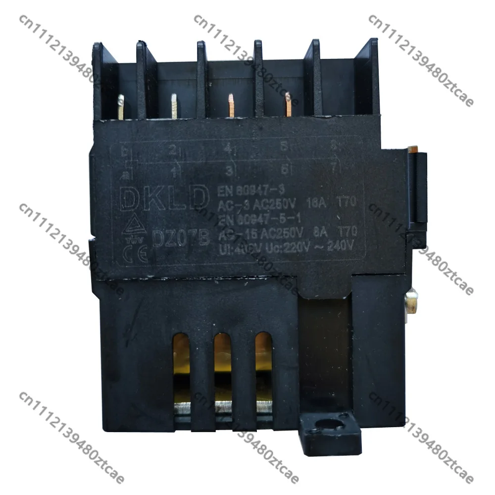 DZ07B Single Phase Electromagnetic Switch 8Pins 250V 16A EN60947 T70 Relay 3NO 8 Contactslectrical Control Replacement Parts