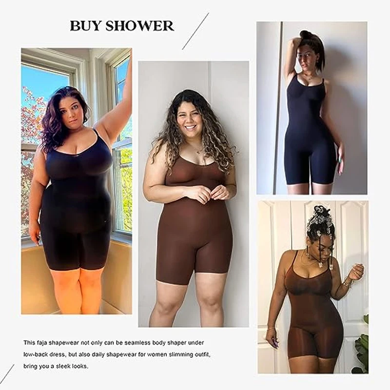 1/2 PCS Seamless Shapewear Bodysuit Women Body Shaper Waist Trainer Body Shaping Sculpting Breast Open Crotch Slimming Underwear