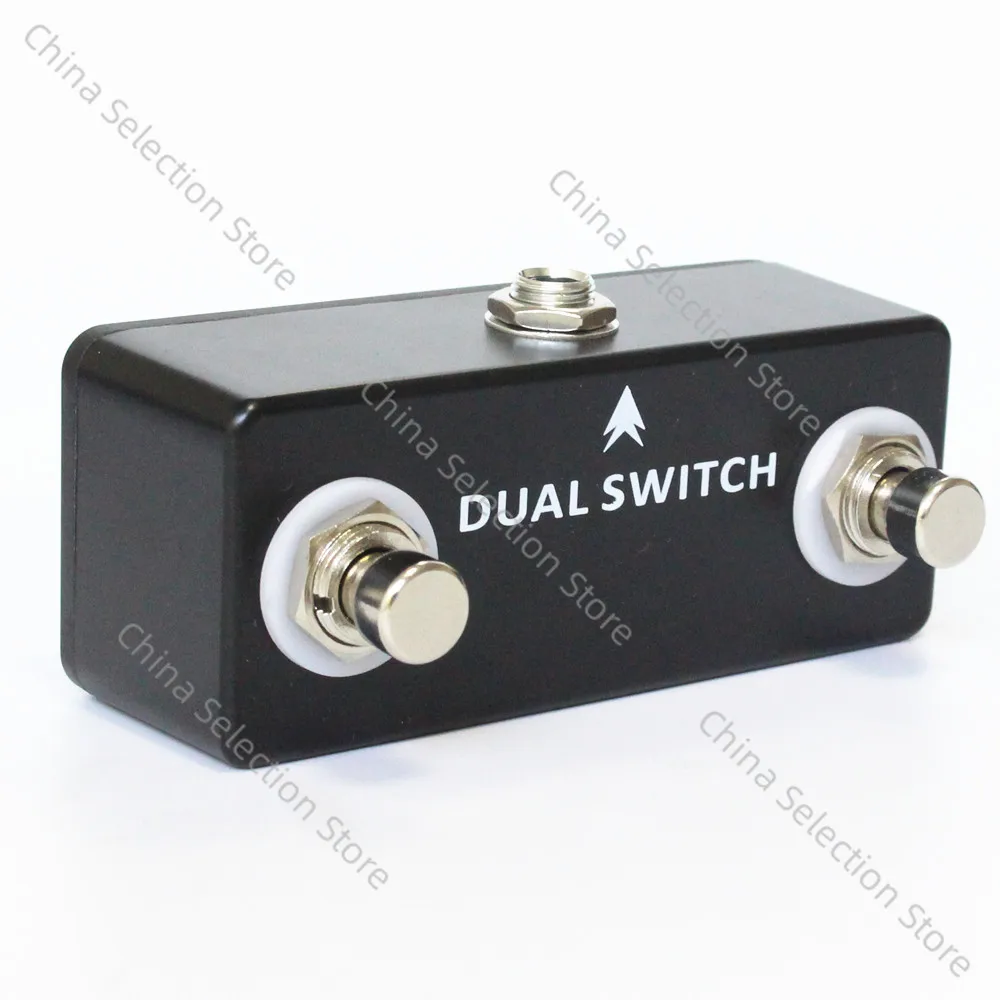 MOSKY Dual Momentary Electric Guitar Bass Effect Pedal Footswitch DUAL SWITCH Guitar Pedal Overdrive For Electric Guitar Parts