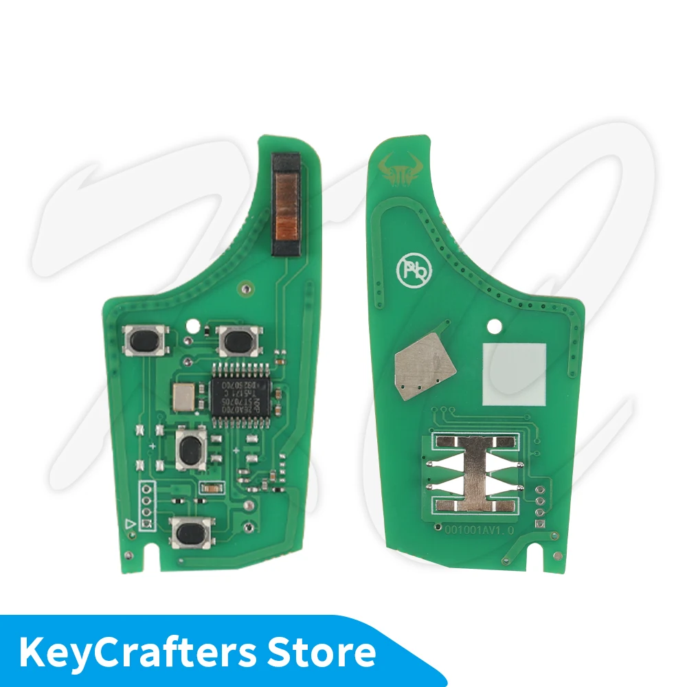 KC Replacement Shell Case A2GM3AFUS03 ID46 315 For Chevrolet Spark 2013-2015 Flip Remote Car Key P/N: GM95233524 view 3