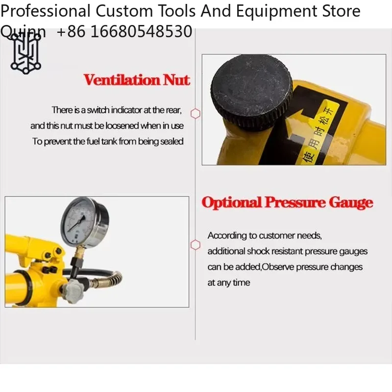 

FECP-180 Manual Hydraulic Pump Hand Operated Hydraulics Pump