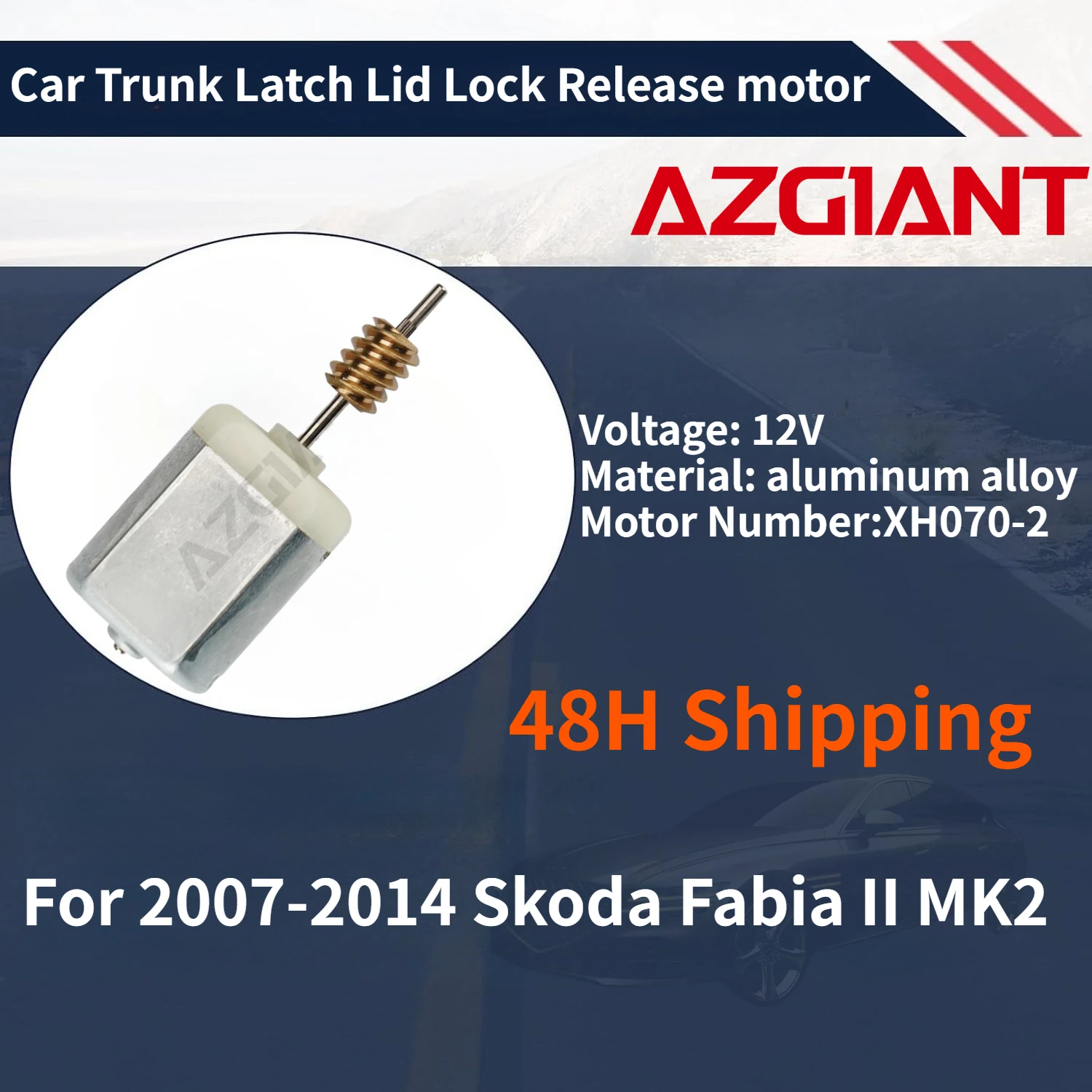 

For 2007-2014 Skoda Fabia II MK2 Car Trunk Latch Lid Lock Release motor Brand new high-quality replacement parts Accessories