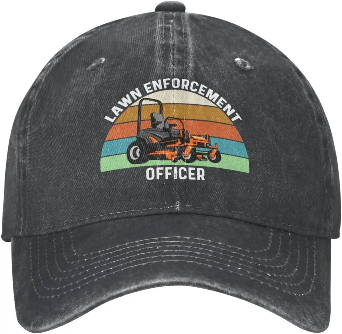잔디밭 집행관 모자 디자인 모자가 있는 남성용 아빠 모자