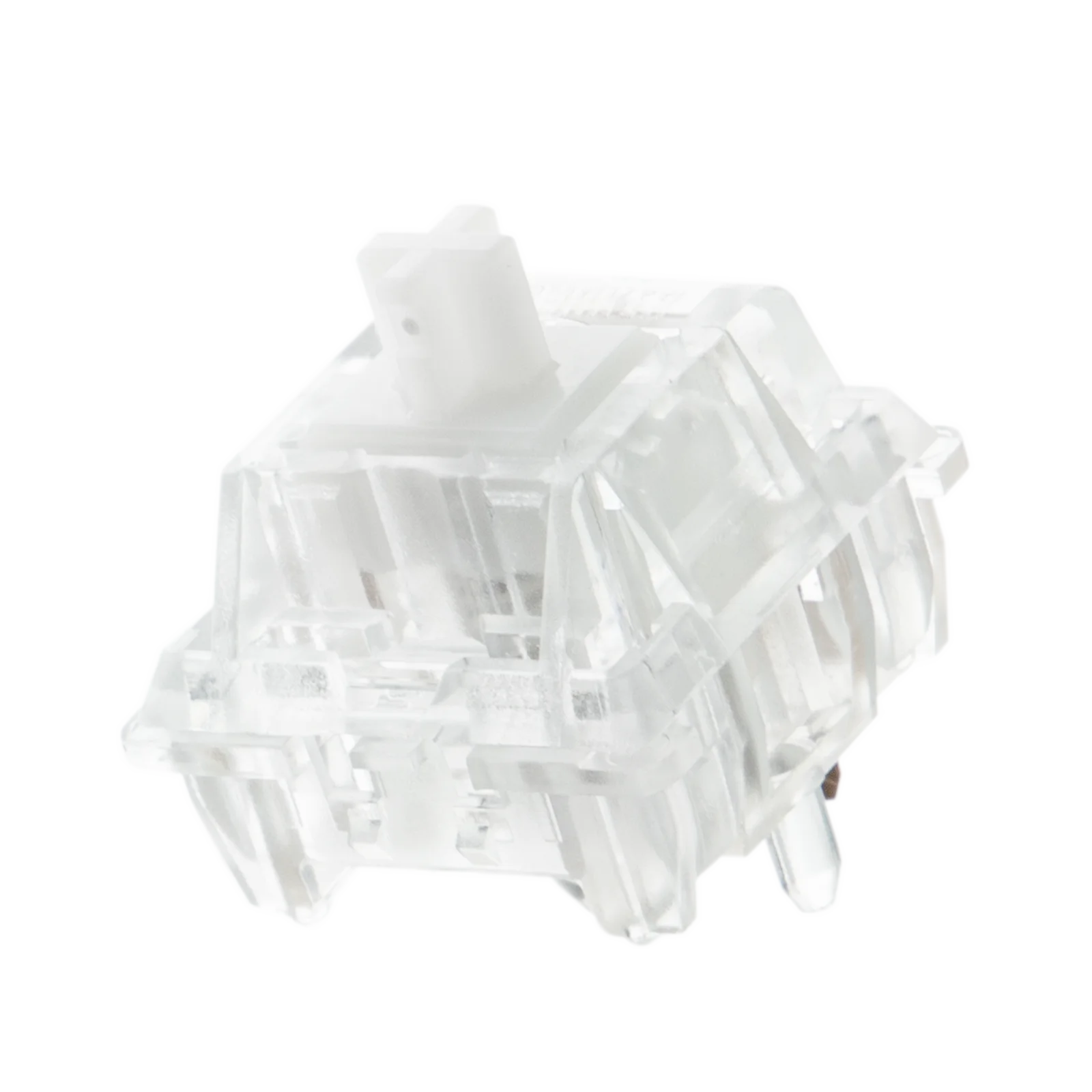 

35 Pieces EPOMAKER Crystal Silent Tactile Switches 5-Pin Pre-Lubed 35gf Mute Switch for Mechanical Gaming Keyboard MX-Compatible