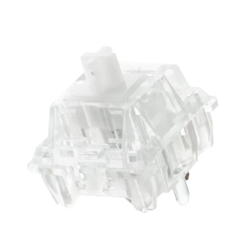 35 Pieces EPOMAKER Crystal Silent Tactile Switches 5-Pin Pre-Lubed 35gf…