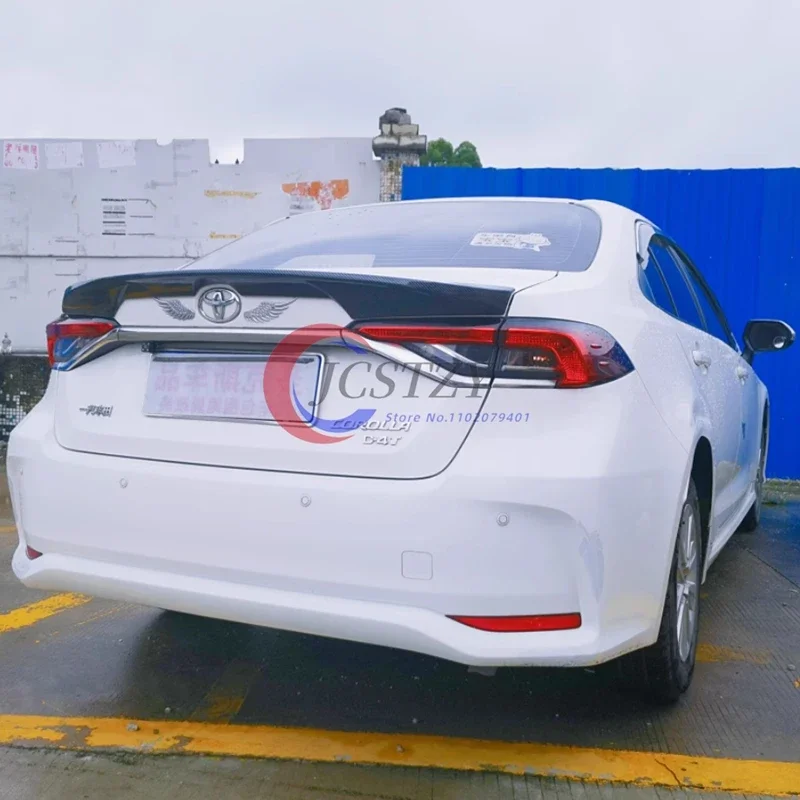 For Toyota Corolla Spoiler 2019 2020 2021 2022 2023 2024  ABS Plastics Car Rear trunk cover wings spoiler Airfoil