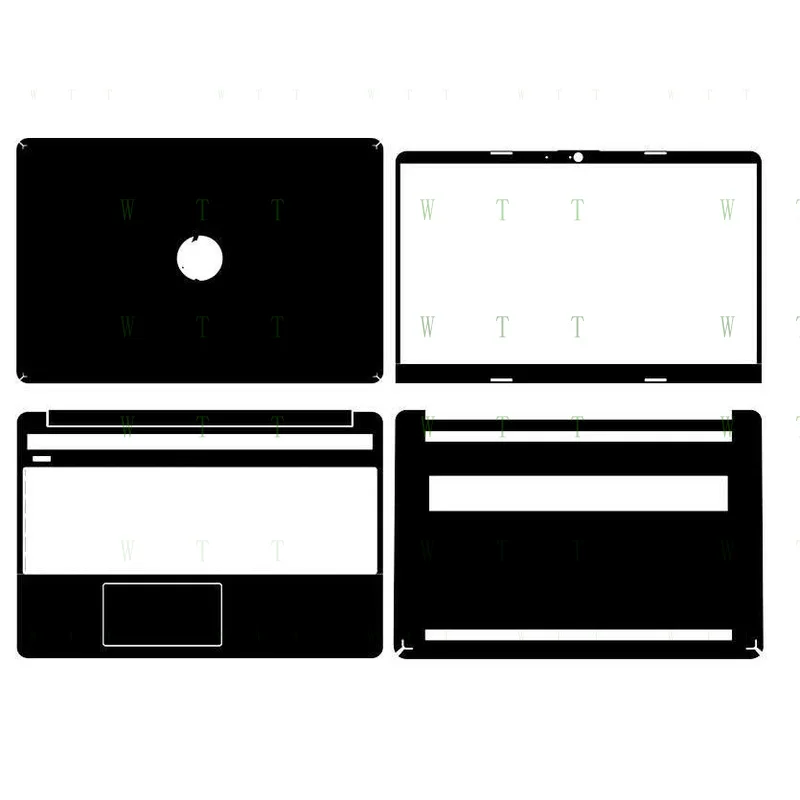 TT   Dazzle Laptop Protector Stickers For HP Laptop 15s-fq