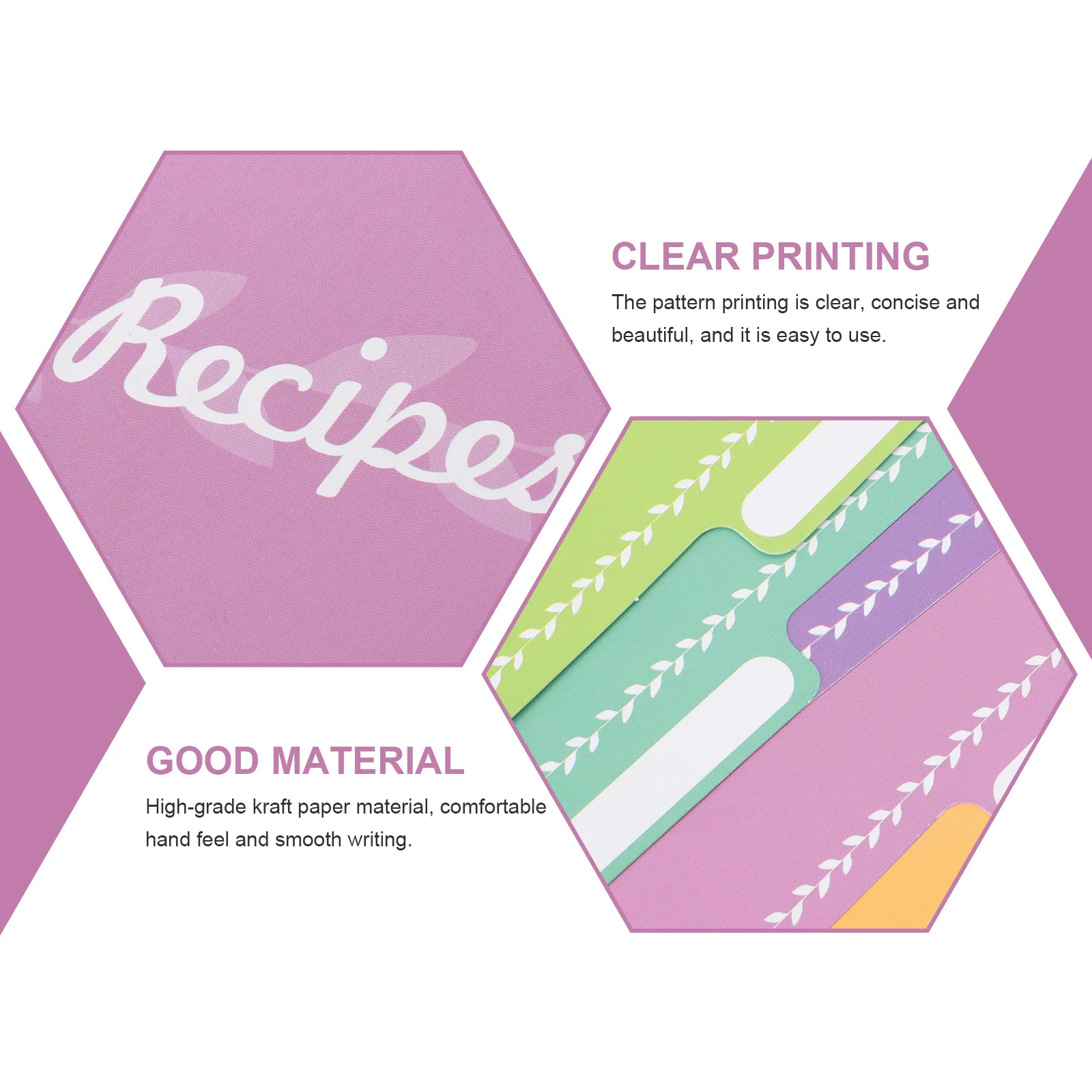 

25 шт., карты с рецептами, кухонные принадлежности, пустые карточки для приготовления пищи, карты для еды, сделай сам, бытовые разделители для индекса рецептов, портативное хранилище