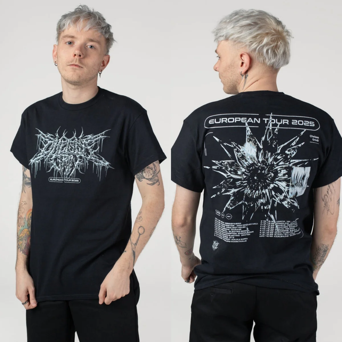 Hot Chelsea Grin Graphic Cotton T-shirt Unisex Summer Short Sleeve Fashion Brand Tee Luxury Casual Vintage Tees
