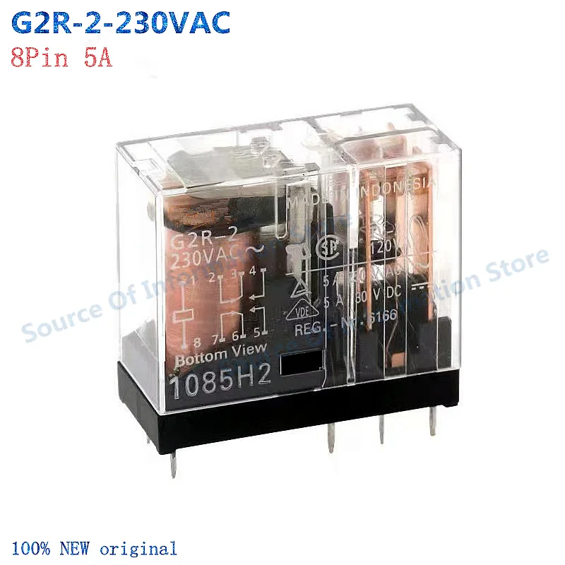 

G2R-2/230VAC AC230V 8Pin Relay 5A Electrical Component