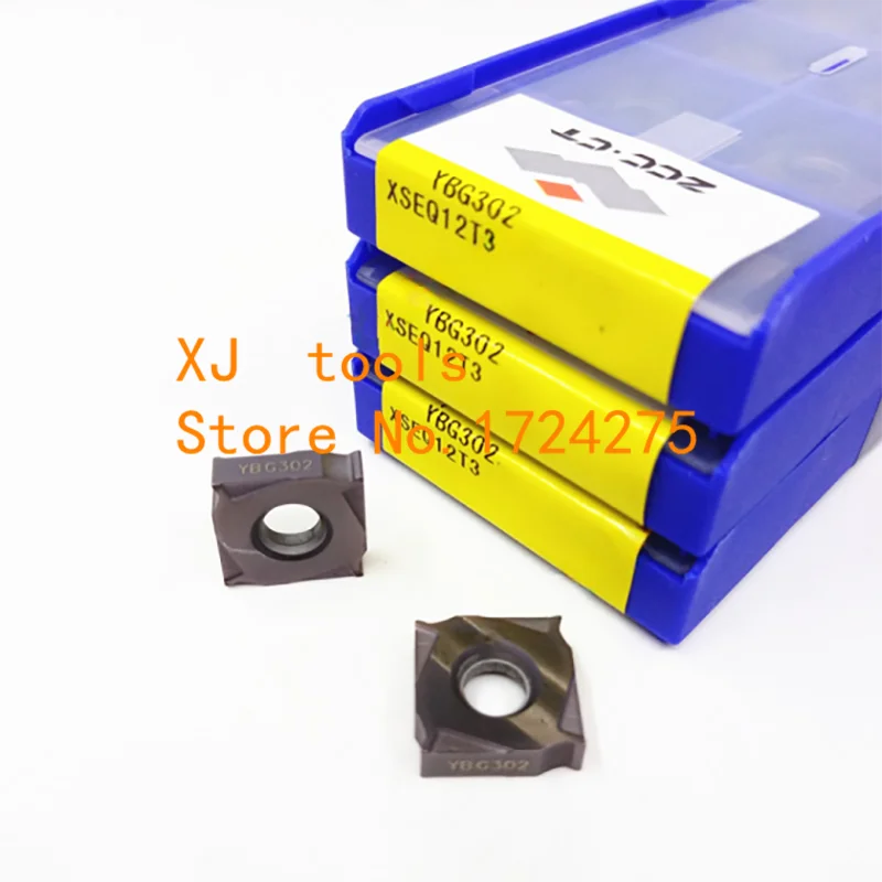 ZCC.CT XSEQ Milling Tools Lathe Insert XSEQ1202 XSEQ1203 XSEQ12T3 XSEQ1204 XSEQ12T4 YBG302 Pastilha Torno For Milling Machine