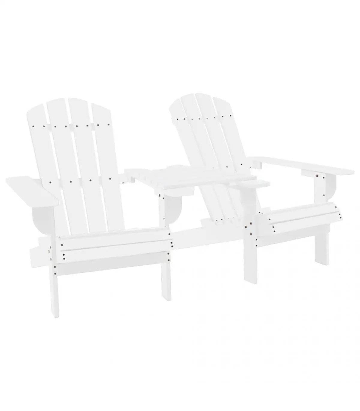 Garden chairs garden chair Adirondack and white fir solid wood table