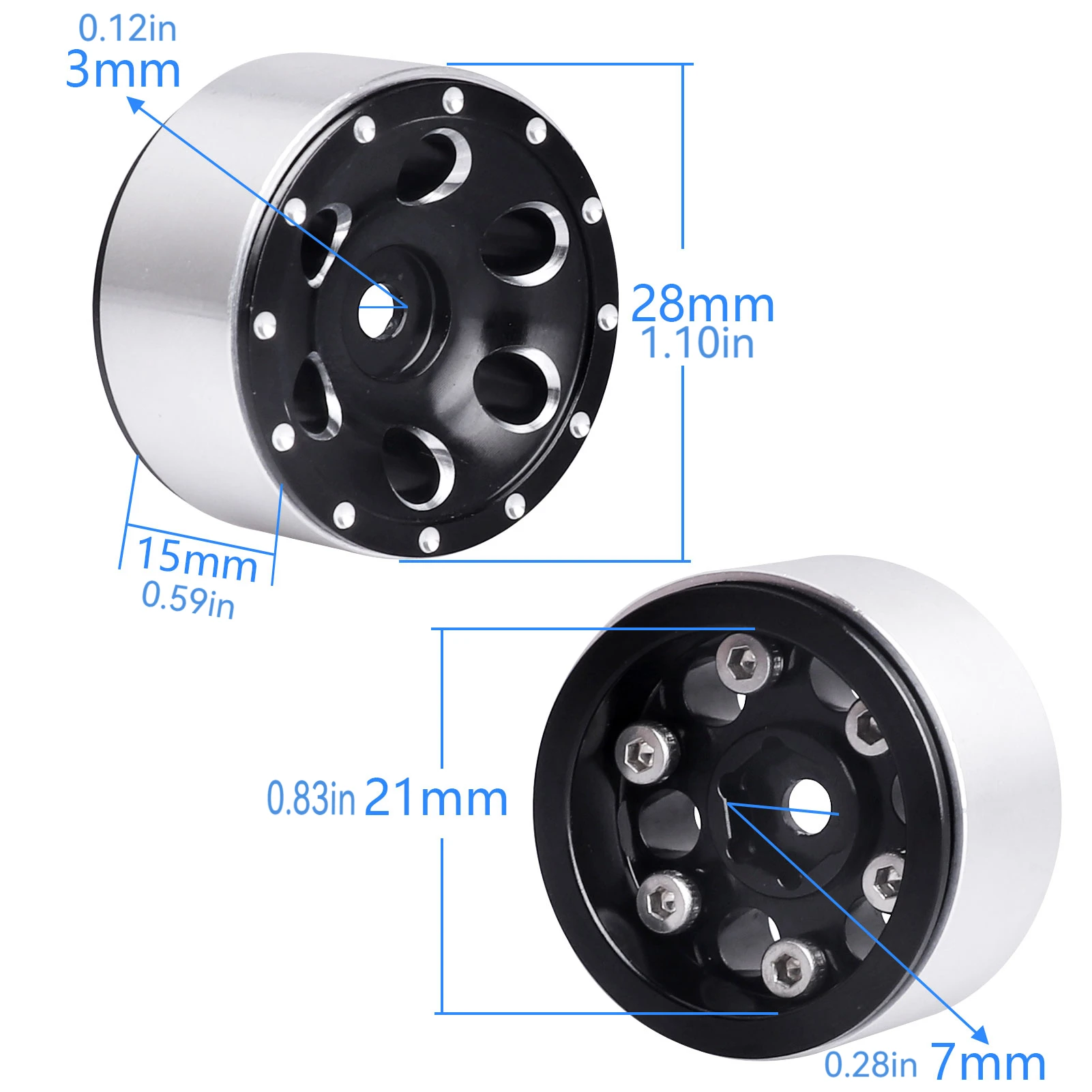 HobbyPark 1.0 Beadlock Wheels 1