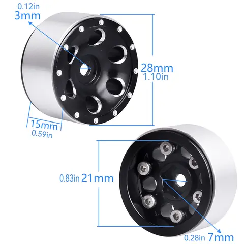 8 best sales 1 24 skalmodellbilhjul - №1