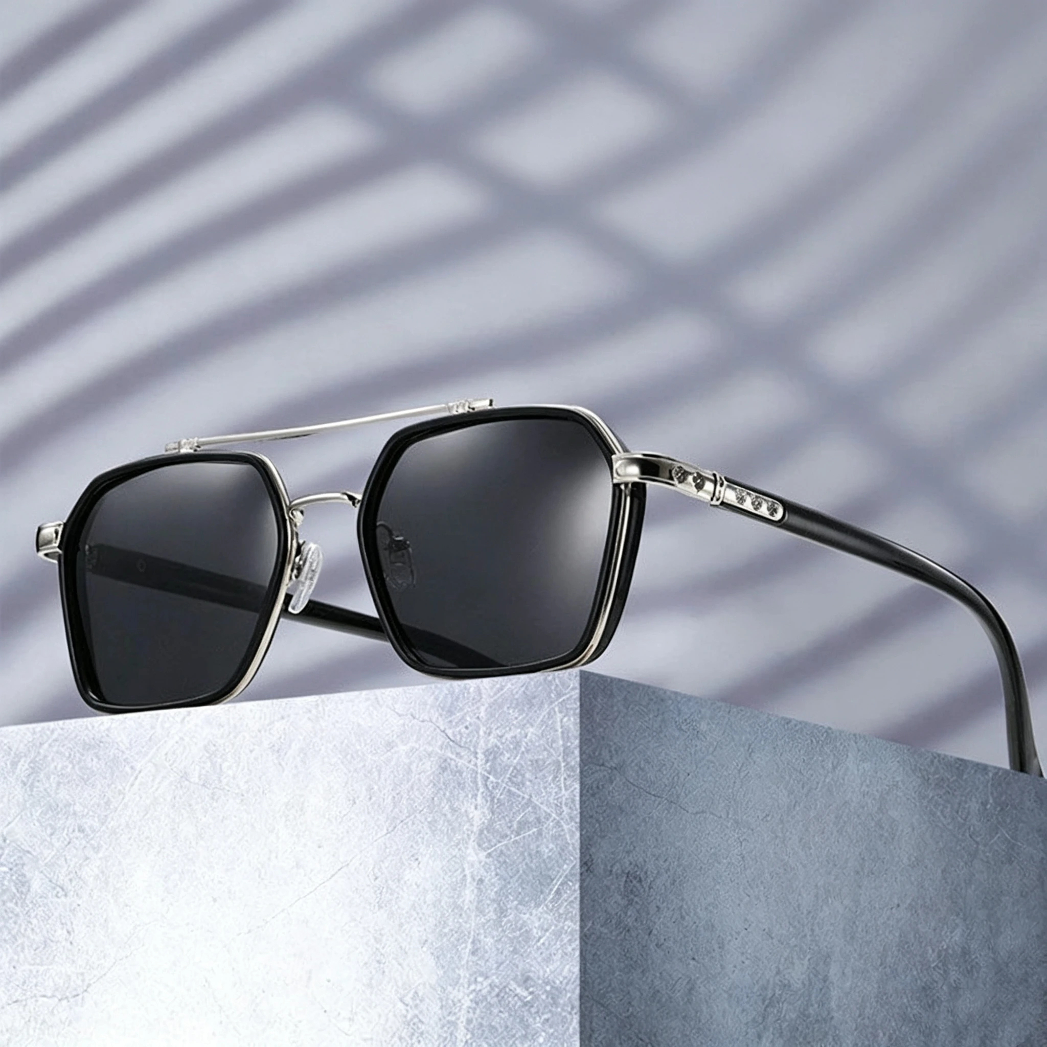 Trendy Anti-UV Sunglasses Men'S Simple Day Night Driver Sun Glasses Women Fashion Vintage Eyewear Shades UV400 Protection