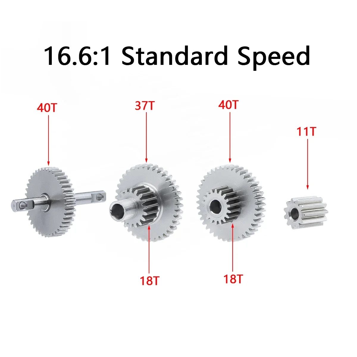 TRX4M Steel Overdrive Underdrive Stock Transmission Gear Pinion Set For 1/18 RC Crawler TRX4M Bronco Defender Upgrade Parts