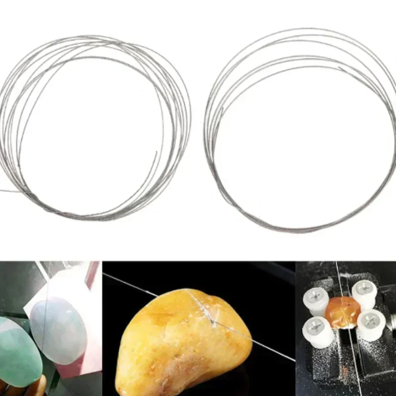 Outils à main professionnels pour la coupe du métal et de la céramique, fournitures de coupe, scie à fil, diversifier, diamètre de la lame, 1m, 0.1mm-0.25mm