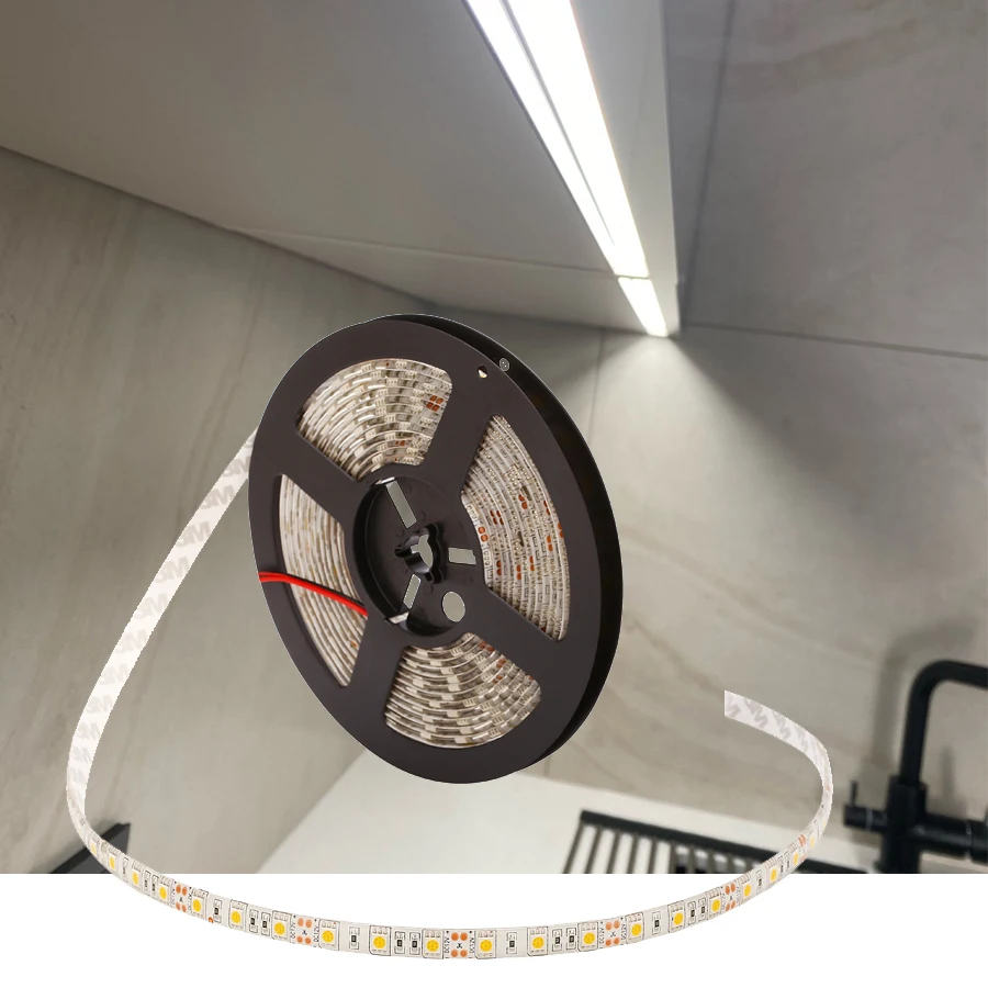 LED Strip Light SMD5050 12V 300 LEDs 5 meters Tape Waterproof IP65 White Warm White Yellow Green Blue Red RGB Colors