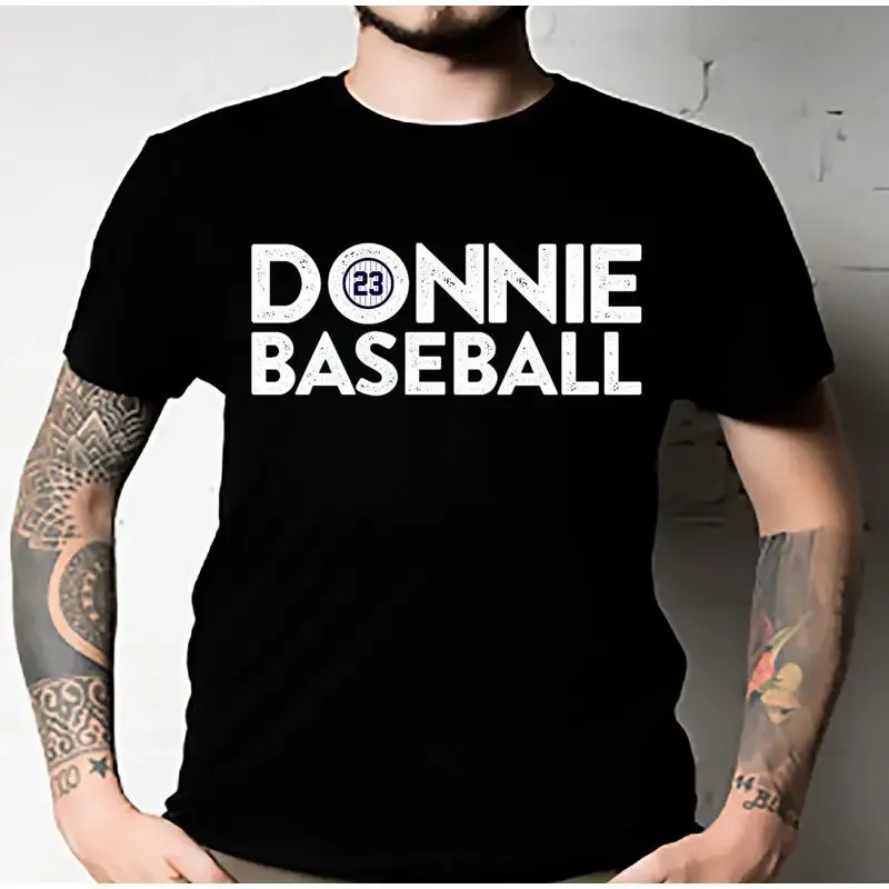 Don Mattingly Donnie Baseball T Shirt Charitie 23 Prévente