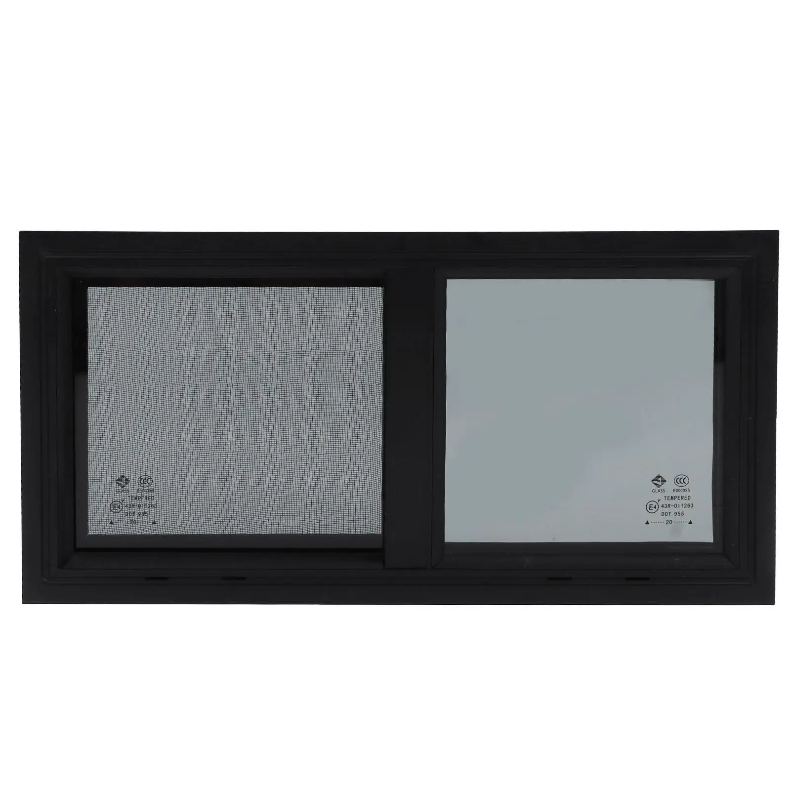 RV Window Sliding Screen with Insect Net - Fits for 550x260mm - Vertical & Horizontal Van Accessories