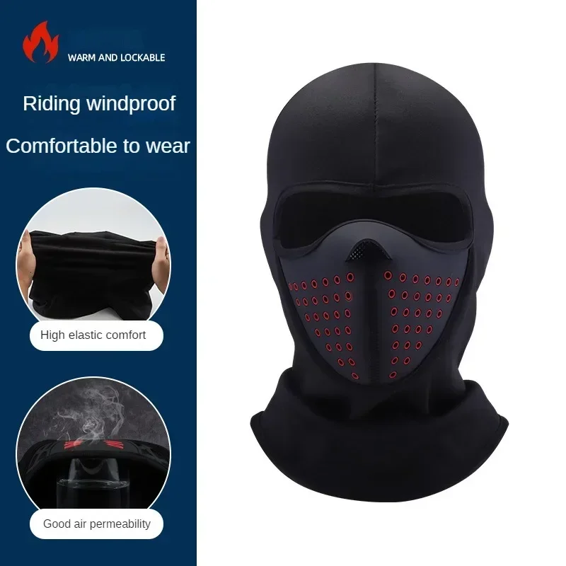 Winter Warm Mask Motorcycle Scooter Riding Off-road Protection Windproof Hood Dust-proof Breathable Accessory Moto Maske