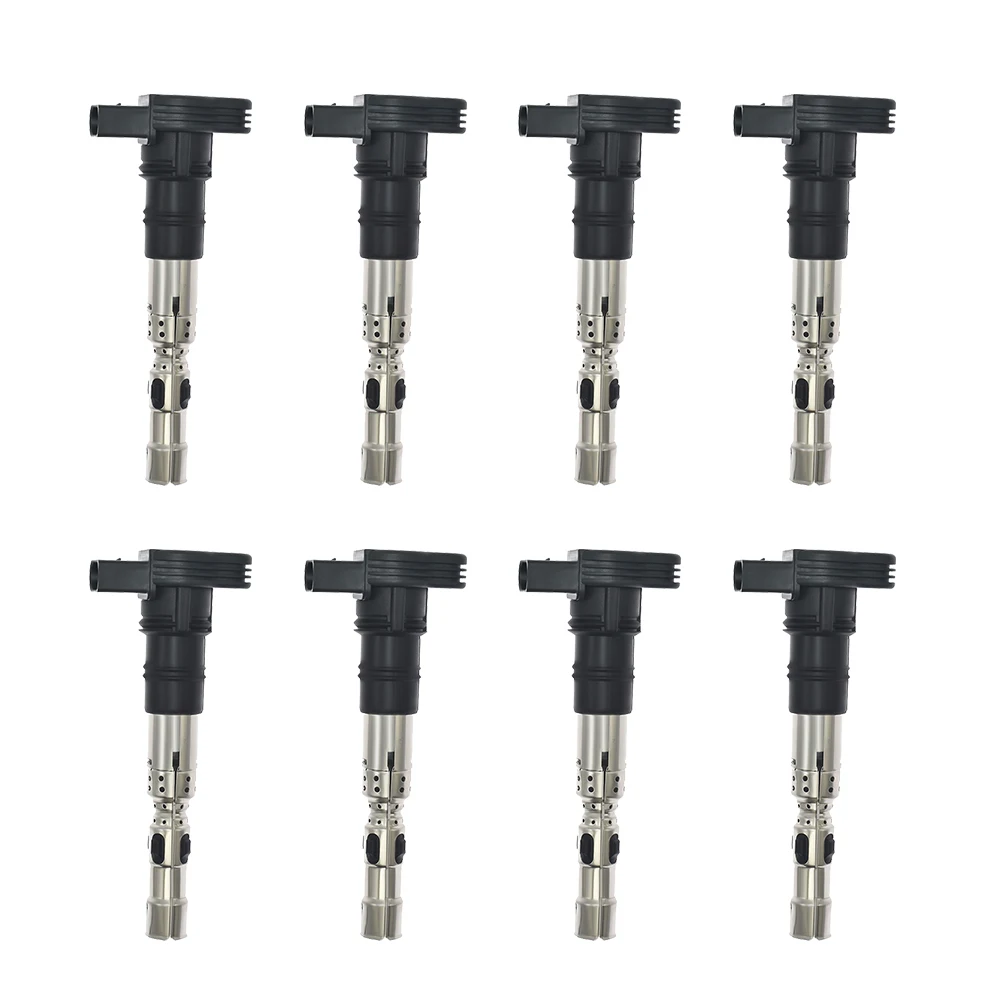 8pcs Ignition Coils for Volkswagen Phaeton Touareg 04-06 4.2L 077905115AA UF-521