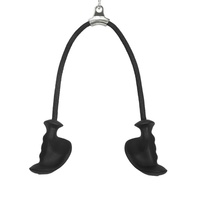 Fitness Biceps Triceps Rope Gym Pull Down Grip Handles Pulley Cable Machine Attachment Rowing Bar Arm Muscle Training Handle