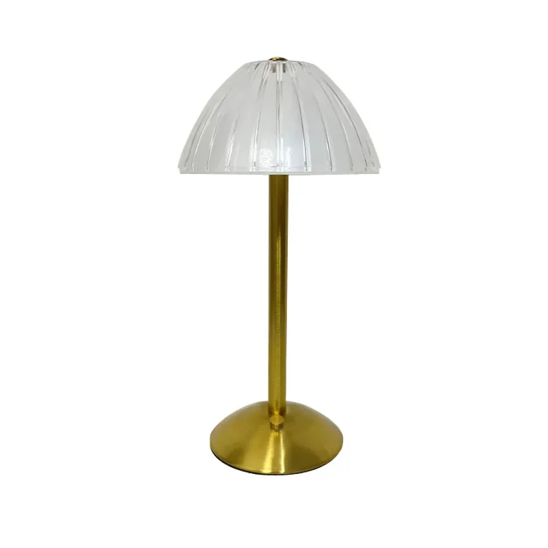 Lampe de Luxe Rétro en Métal pour Chambre à Coucher, Décoration de Lit, Atmosphère Tactile, Veilleuse Tricolore, Cadeau