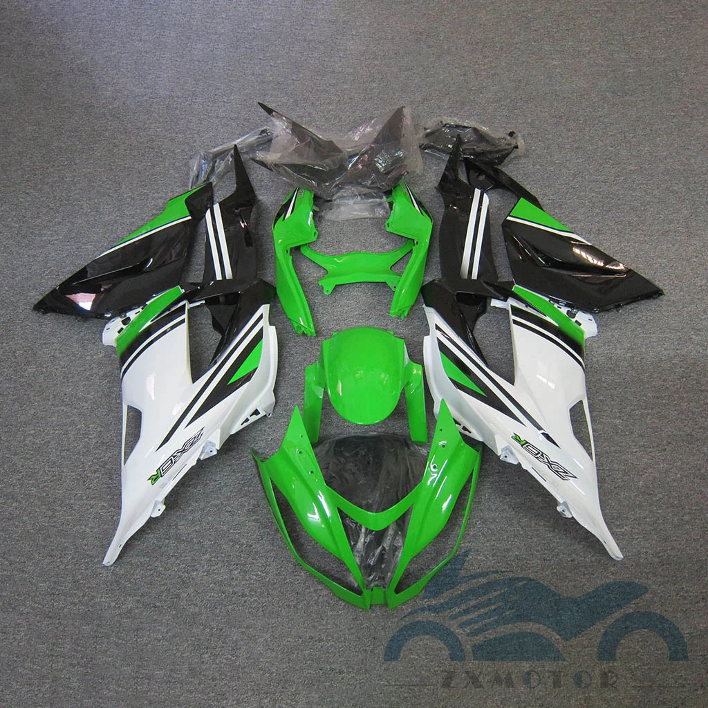 Verkleidungen für Ninja 636 ZX6R 2013 2014 2015 2016 2017 2018. Verkleidungsset ZX-6R ZX 6R Kunststoff-Komplett-Bodykit Grün