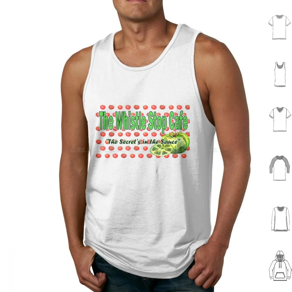 Whistle Stop Cafe Tank Tops Print Cotton Fried Green Tomatoes 90s Movies Southern Feminism Towanda R3dempress Izzy