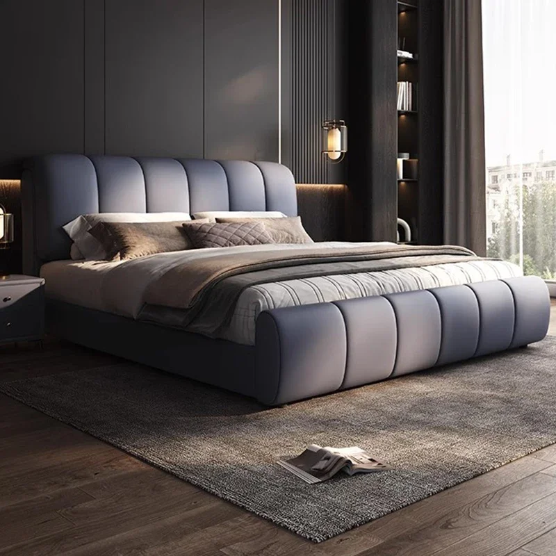 

Bed Queen Luxury Modern Floor Wooden Safe Massage Bed Mobile Furniture